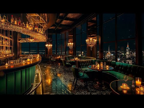 Romantic Jazz Saxophone Music in Luxury Bar Ambience ~ Sweet Night Jazz for Focus and Relaxation