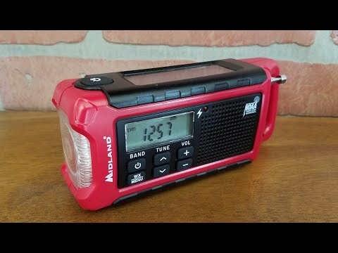 Emergency Compact Crank Radio & Flashlight - Midland ER210