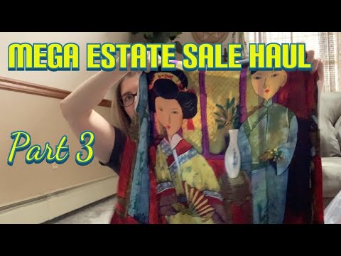 I Spent Over $700! | MEGA HOARDER ESTATE SALE HAUL To Resell  |  Part 3 | The Clothing