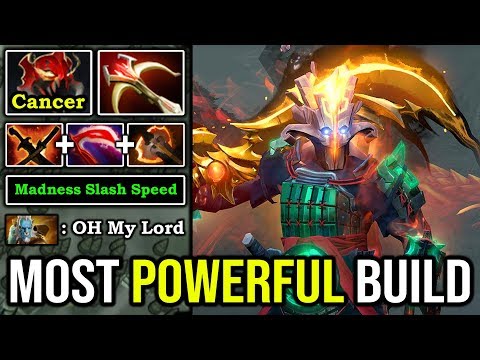 MADNESS OMNISLASH Super Pro Juggernaut Crazy Daedalus Crit MOST POWERFUL BUILD EVER DotA 2