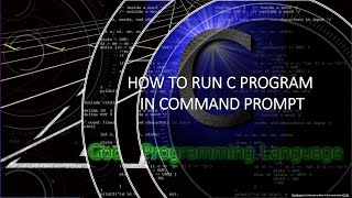 How to Run C Program in Command Prompt #cprogramming #compiler #cmd