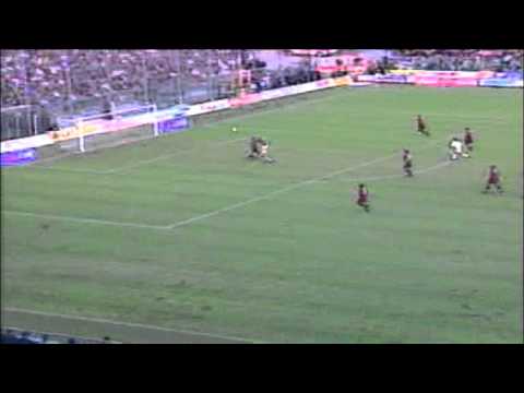 Serie A 1999-2000, day 09 Reggina - Roma 0-4 (Oshadogan o.g., Montella, F.Junior, Totti)