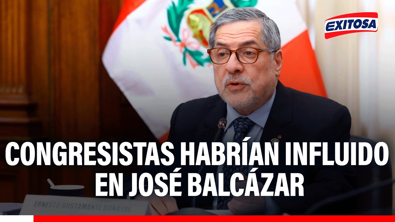 🔴🔵 José Balcázar habría estado influenciado, según Ernesto Bustamante: “Por una serie de personajes”