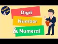 Digit, Number and Numeral | Math For All