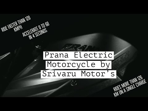 Prana Electric Motorcycle by Srivaru Motor’s | 360 video | India's best electric Motorcycle