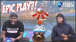 He Goes For An EPIC PLAY... Guess What Happens NEXT! (Rocket League Gameplay)