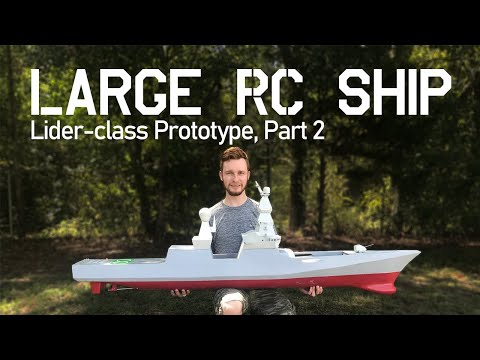 Large RC Model Ship Scratch Build (Lider-class Cruiser/Destroyer)