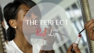Perfect Red Lip: How to Apply Red Lipstick