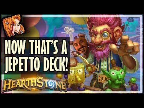 Now THAT’S A Proper Jepetto Deck! - Rise of Shadows Hearthstone