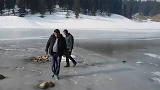 preview picture of video 'Yusmarg   Frozen Lake'