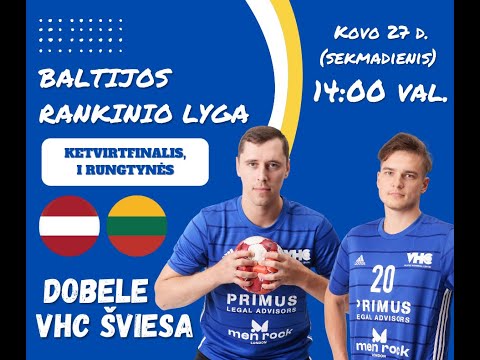 BHL. Tenax Dobele - VHC Šviesa 27:32(8:14)