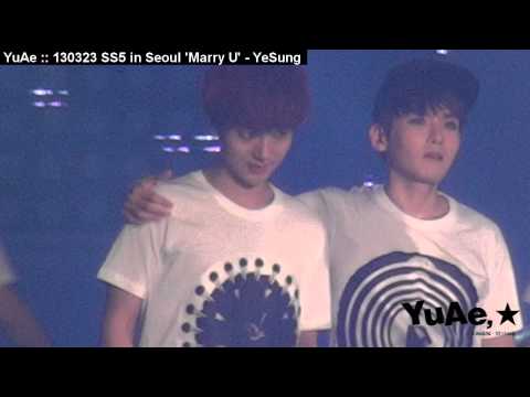 YuAe : 130323 SS5 in Seoul 'Marry U _01' - YeSung