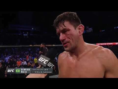 UFC Singapore: Demian Maia Octagon Interview