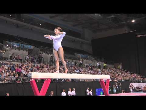 Rebecca Downie - Beam - British Championships 2012 - All Around Final