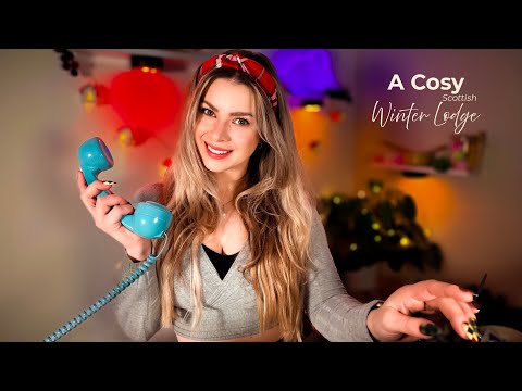 ASMR | A VERY Scottish Winter Lodge Check-In ❄️ Cosy, Roleplay for Deep Sleep