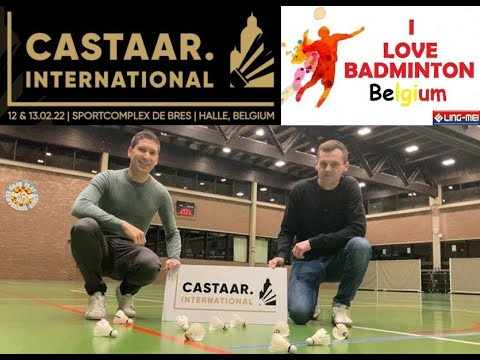 Men's singles FINAL A Castaar Int. Halle : Stijn Lenaerts vs Yaro van Delsen. 13/02/2022