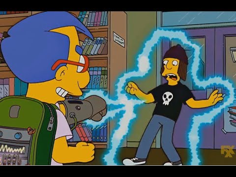 The Simpsons - Milhouse Owns Thanos's Power Arm !