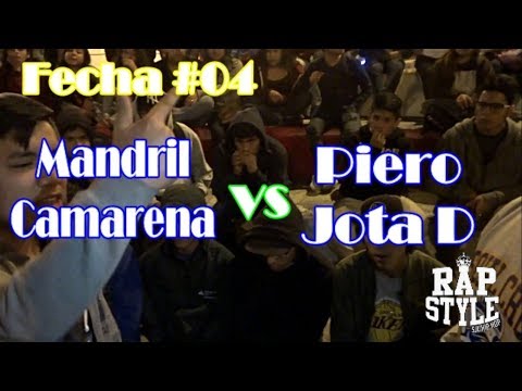Mandril & Camarena VS Jota D & Piero - RAPSTYLE 2vs2 (Fecha 04) 2017