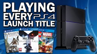 PLAYING EVERY PS4 LAUNCH GAME