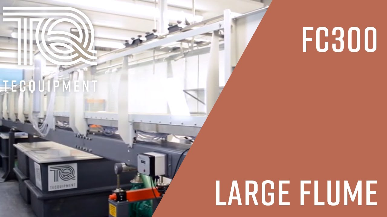 FC300 Flow Channel | Large Flume FC300 | Hydraulic Flow | Fluid Mechanics