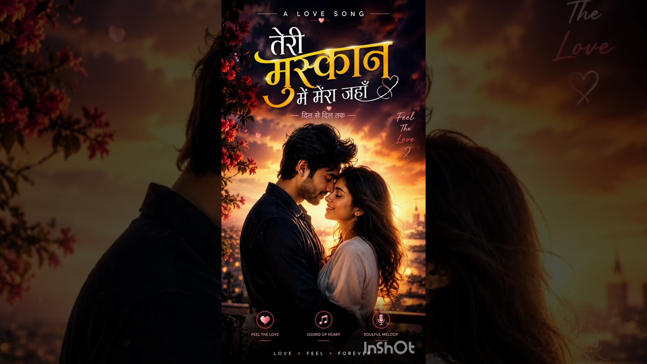 Song Title तेरी मुस्कान में मेरा जहाँ ❤️#lovesong #romanticsong #terimuskanmeinmerijaan #specialsong