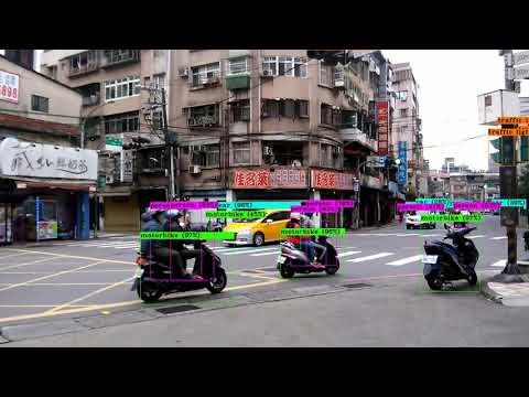 [Vida cotidiana na estrada]Aprendizado de máquina YoloV4 Nova cidade de Taipei Distrito de Zhonghe Fuxing Road e Nanshan Road Interseção Saída Linha Zhonghe Xinlu Estação Nanshijiao Saída 1