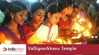 Colourful celebrations at Valliyoorkkavu Temple, Wayanad 