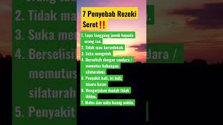 Download lagu 7 Penyebab Rezeki Seret #quotes #storywa #storyislami #rezeki mp3