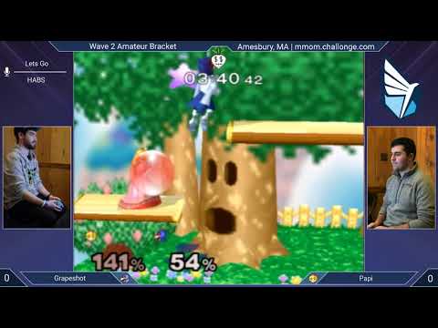 MMOM Bi-Monthly 10 SSBM - Grapeshot (Falco) vs. Papi (Peach) - Melee Amateur Bracket