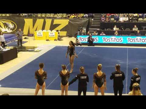 Helen Hu's floor routine || Mizzou Tigers gymnastics