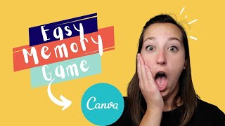 Easy Memory Game Created with Canva (Outschool Teachers)