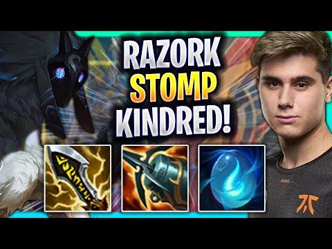 RAZORK STOMPEANDO CON KINDRED! - FNC Razork Juega Kindred Jungla vs Rengar! | Season 2023