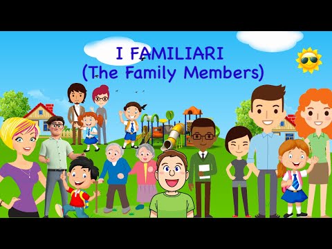BASIC ITALIAN VOCABULARY:THE FAMILY MEMBERS (English /Filipino Translation)
