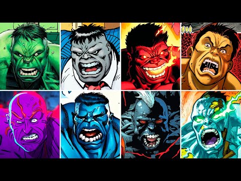 All Hulk Colors Explained! Red, Purple, Black… and More!