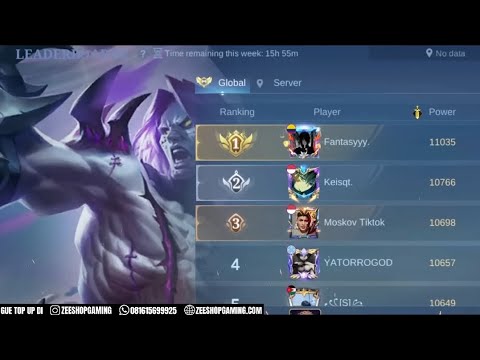 Top Global Moskov!! Winrate 97% 11.000 MMR