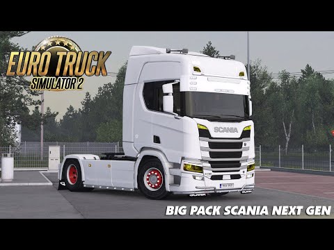 Euro Truck Simulator 2 - Big Pack Scania Next Gen V1.4 | ETS2 Mods 1.38
