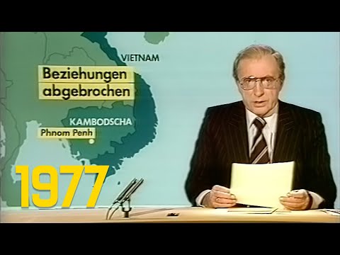 ARD Tagesschau 20:00 Uhr mit Karl Heinz Köpcke (31.12.1977)
