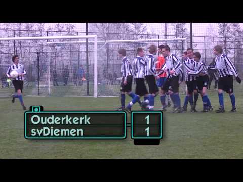 Ouderkerk C1 - svDiemen C1, 4-3-2012, Hoofdklasse