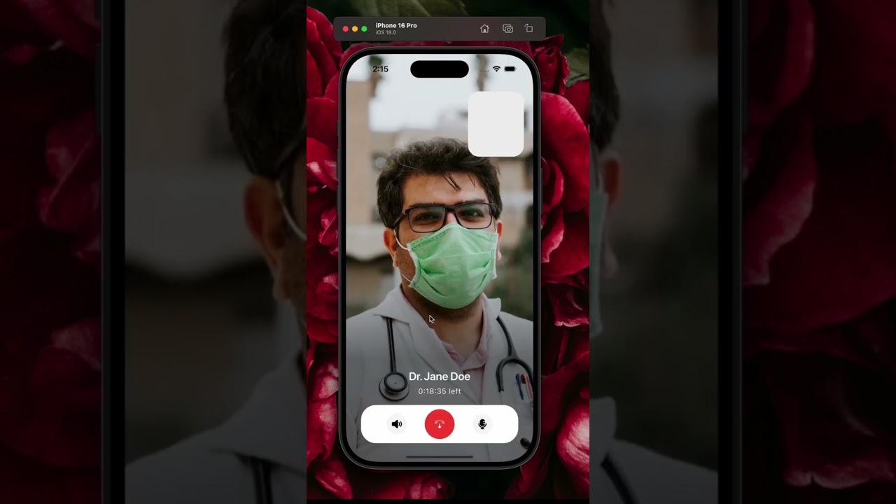 Video Call UI/UX Walkthrough #flutter #dart #ai #vscode #idx