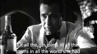 Casablanca (Sam) - As Time Goes By (Lyrics)