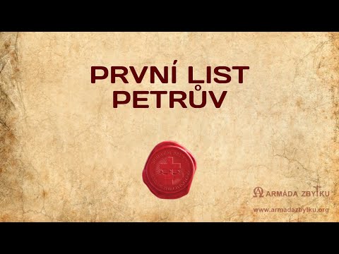 První list Petrův - Bible CZ
