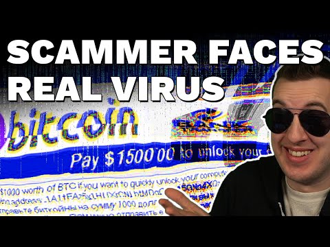 When Scammers Face Real Computer Viruses