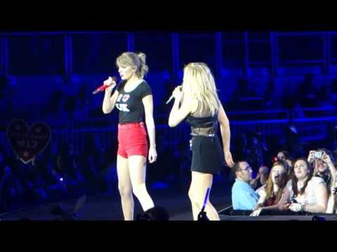 Taylor Swift invites Ellie Goulding - Burn - London O² Arena 11-02-2014 - [HD HQ 1080]