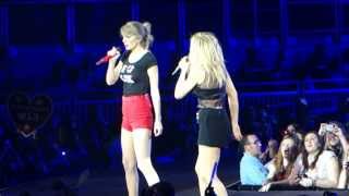 Taylor Swift invites Ellie Goulding - Burn - London O² Arena 11-02-2014 - [HD HQ 1080]