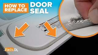 How to Replace Door Seal part # W10906683 on Your Whirlpool Maytag Amana Dryer