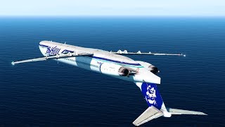 Flying Inverted - Alaska Airlines Flight 261 - P3D