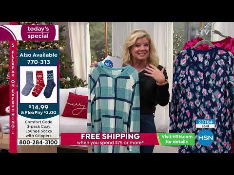 HSN | Comfort Code by Cuddl Duds Gifts 12.15.2022 - 12 PM
