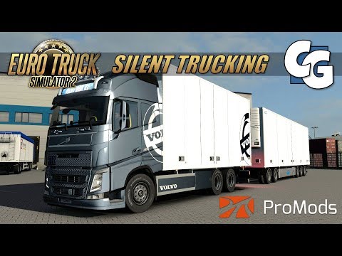 Silent Trucking - Volvo FH Tandem - Hamburg to Herning - ETS2 ProMods No Commentary Gameplay