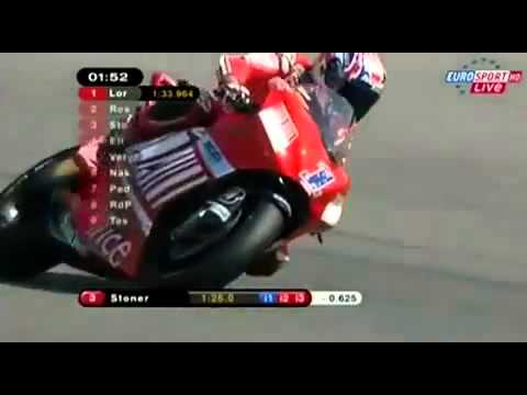 Stoner incredible Qualifying Misano 08