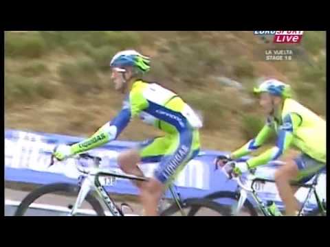 Vuelta a Espana 2009 - stage 19 - Sylvester Szmyd is a beast, Sánchez and Valverde attacks